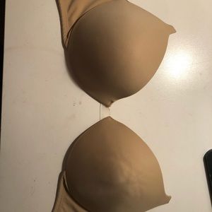 Rendezvous Beige strapless bra with optional hooks